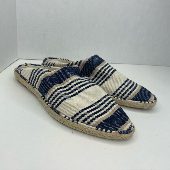 NWT Dolce Vita Indigo Fabric Mule Slide Sample Size 6 - Picture 9 of 10